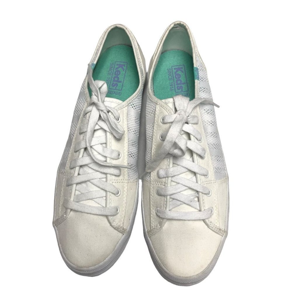 KEDS WOMEN ORTHOLITE WHITE casual SHOES size 11M